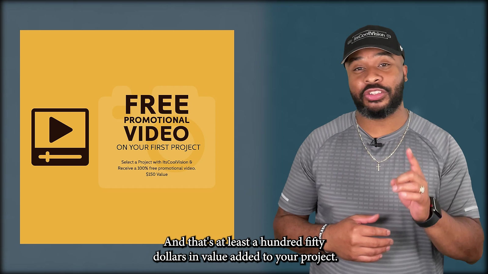 squeeze page - free promo video